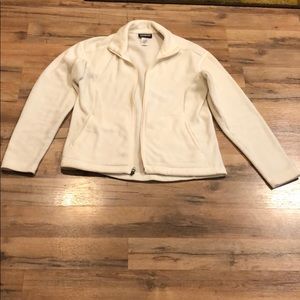 Patagonia cream white fleece jacket!